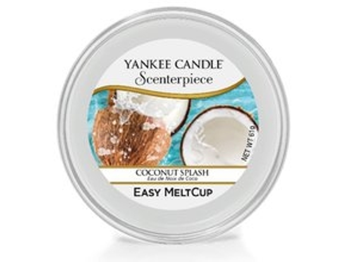 YANKEE CANDLE Coconut Splash Scenterpiece Easy Meltcup Aroma Lamp Fragrance Wax 61.0G