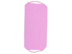 Toalha de Banho Esfoliante Elástica 2026 com Alça, Material: Poliéster + Nylon + Fibra de Bambu, Cor Rosa