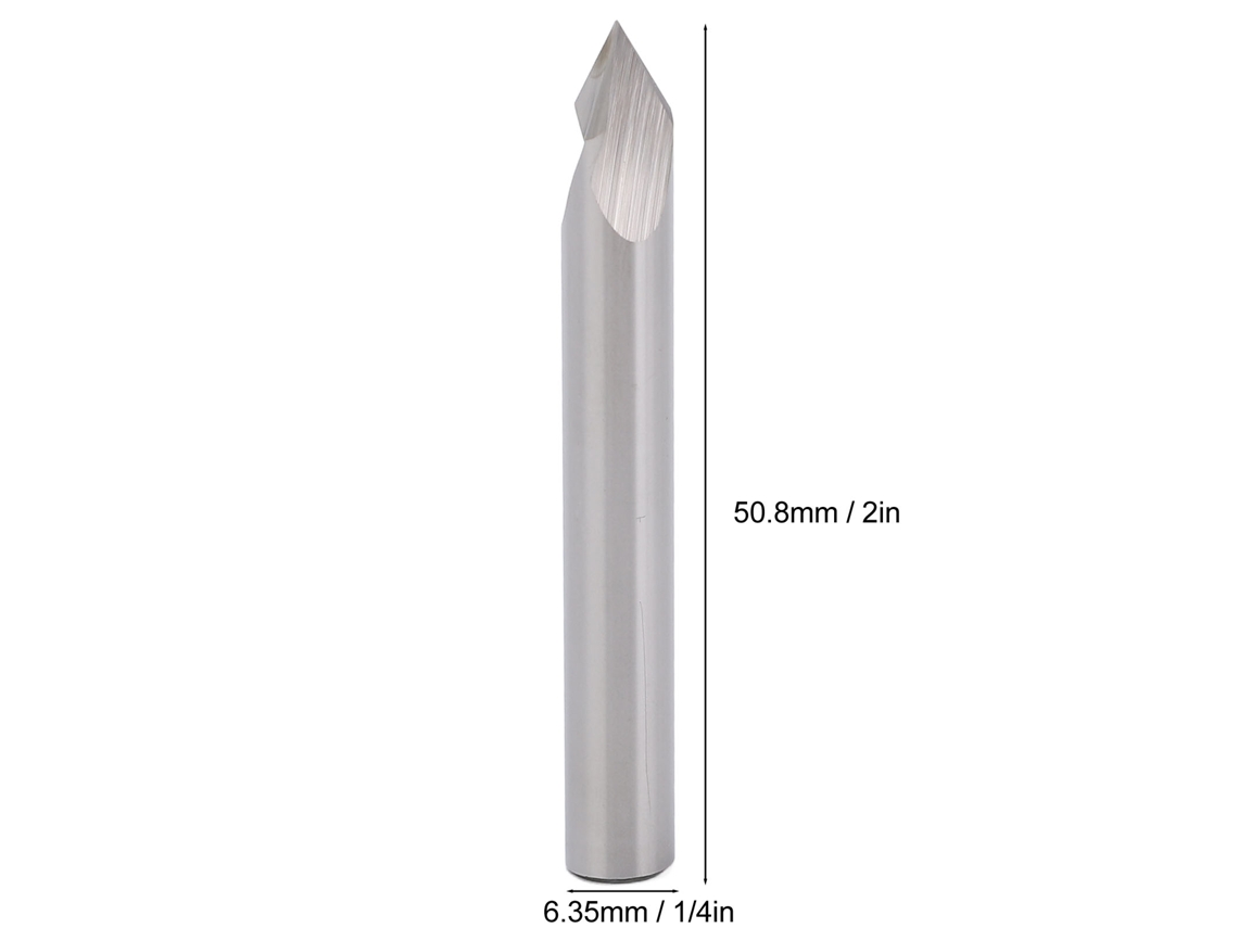 Laxiscreed Fresa V-groove 60° Para Fresadora Cnc E Chanfradura De Alta Precisão