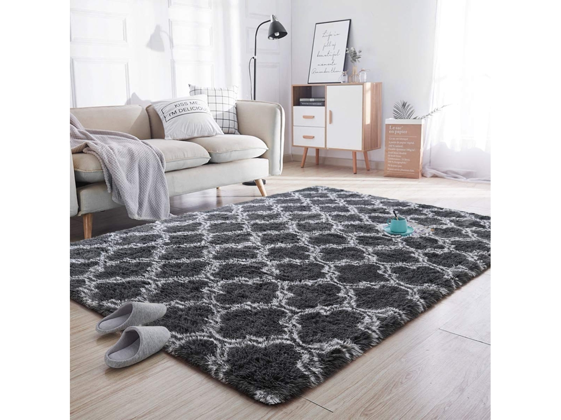 Tapete Ehstmind Design Interno Fofo Antiderrapante Lisa Quarto Multicor (100x50x50cm)