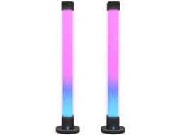 Conjunto de Luminárias de Mesa com Controle Remoto,app Bluetooth,sincronização com Música e Timer Branco BTFORUS