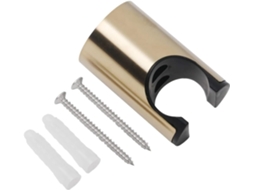 1 Suporte De Aço Inoxidável Para Chuveiro Mão Dourado