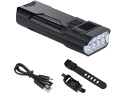 Farol Dianteiro Brilhante E Recarregável Para Bicicletas De Estrada,