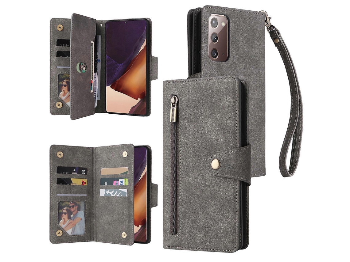 Capa Couro Para Samsung Galaxy Note20, Elysve