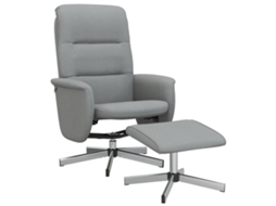 Recliner Chair, Recliner Chairs Vidaxl Cinzeto Tecido