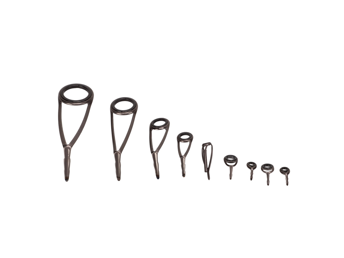 Business Kit de Reparo para Vara de Pesca com Olhos de Aço Inoxidável e Anel Cerâmico