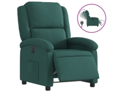 Electric Recliner Chair, Electric Recliner Chairs Vidaxl Verde Tecido