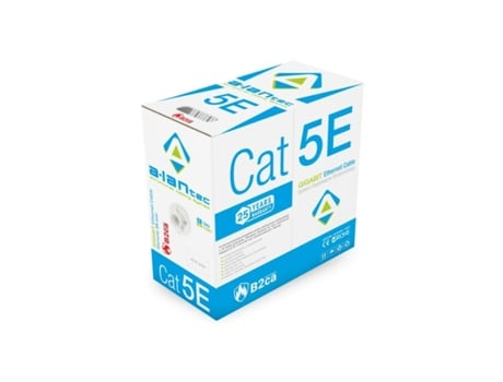 Cabo de Rede Rígido Utp Categoria 5E ALANTEC Kiu5Lsoh305B 305 M