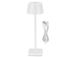 Lâmpada de Mesa Led com Carregamento Usb, Luz Branca Quente, para Leitura, Ambiente Moderno | S/MARCA