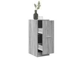 Vidaxl Móvel Boticário 30x41x77,5 Cm Derivados Madeira Cinzento Sonoma