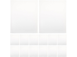 100 Pochettes Mousse Epe Anti-static Blanches, Reutilizáveis, Enveloppe D'assiette Rangement,