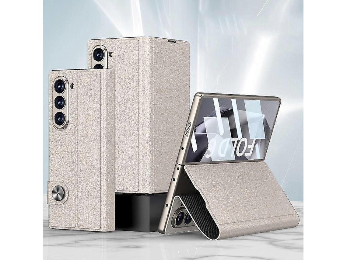 Capa Couro Para Samsung Galaxy Z Fold6, Elysve