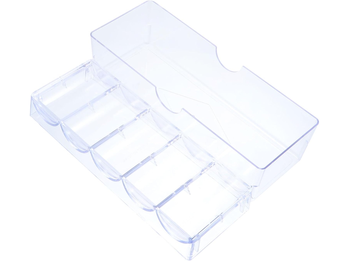Recipiente Transparente De Ps Para 100 Fichas De Mahjong