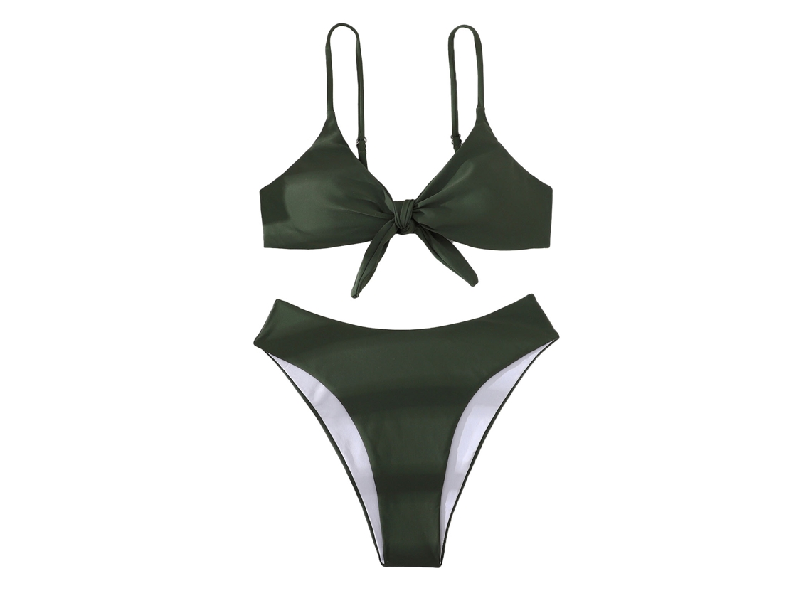 Traje de Banho 2 Peças Verde Od XL para Festa na Piscina