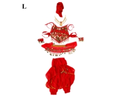 Fantasia Infantil De Dança Do Ventre Com Moda E Acessórios