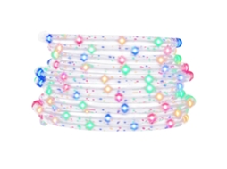 vidaXL Cordão de iluminação com 240 luzes LED 10 m PVC multicolorido