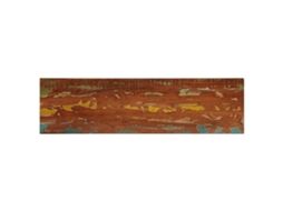 Vidaxl Tampo De Mesa Retangular 110x30x3,8cm Madeira Recuperada Maciça