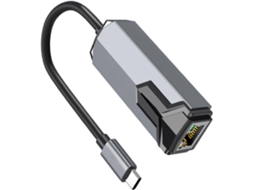 De Rede Ethernet Usb-c Para Rj45 2,5 Gbps (para Laptop) Jogos) Adaptador Rede