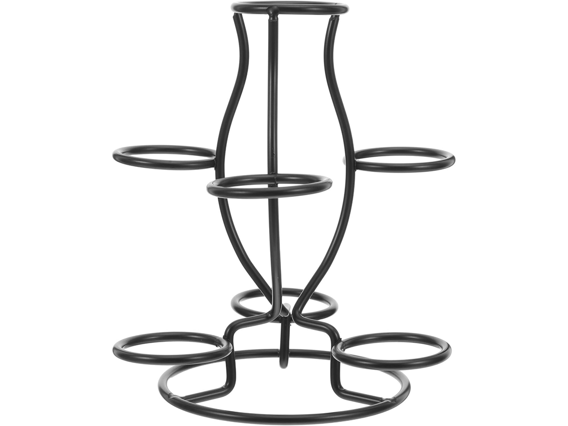 Suporte Galpada Para Esfera De Cristal Pequena Em Metal Preto, Base Decorativa Antiderrapante Para Diversas Peças