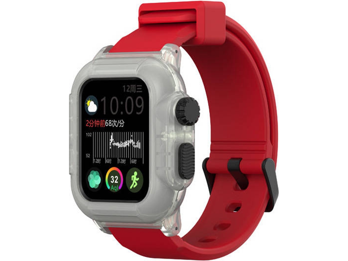Capa WISETONY Apple Watch Series 4, 40 mm Vermelho