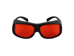 Óculos De Segurança Contra Laser 532nm Od5+ Lentes Protectoras Para Salões De Beleza E Instituições Médicas Marco Preto Lentes Vermelhas