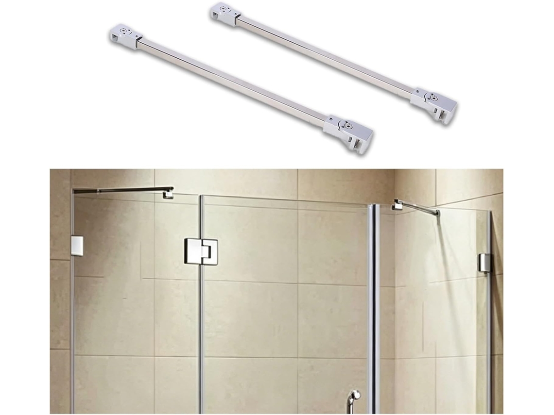 Braço De Suporte Em Aço Inoxidável Para Painel Fixo Porta Chuveiro Sem Moldura, Suporte Seguro De Parede Para Vidro