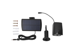 Lâmpada Solar com Câmera Falsa e Sensor de Movimento IP65 Bateria 2200mAh S/MARCA