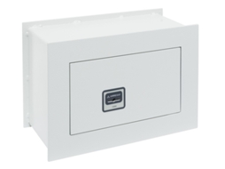Cofre de parede Arregui Ideal 5 com fechadura de chave, caixa de segurança para casa e residências, fácil de usar.