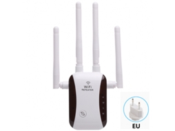 Amplificador de sinal Wi-Fi, repetidor, extensor de Wi-Fi de parede para casa, amplificador de sinal Sem Fio com porta LAN.