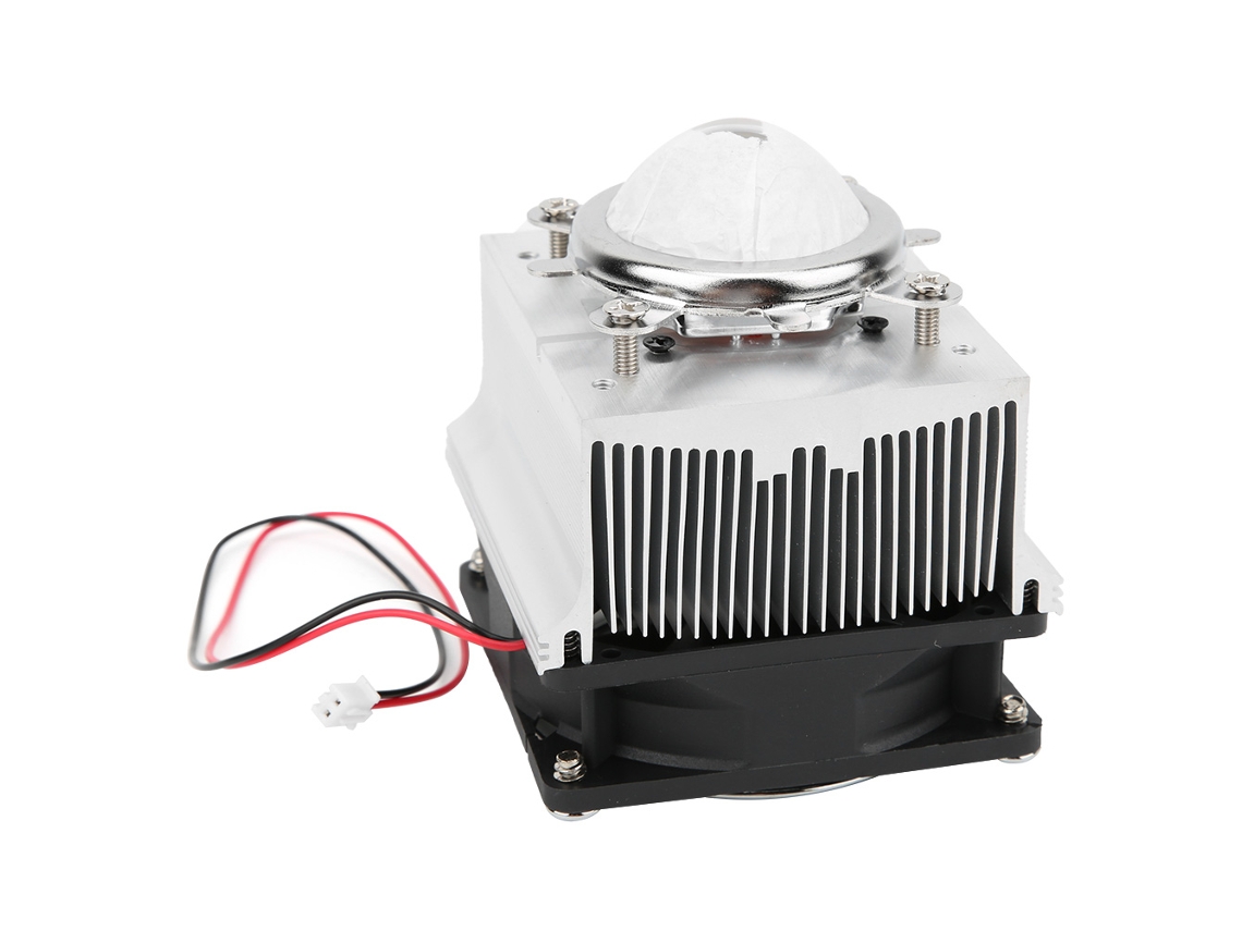 Laxiscreed Kit De Radiador De Alumínio Com Ventilador De Arrefecimento E Lente De Vidro Óptico De 44mm