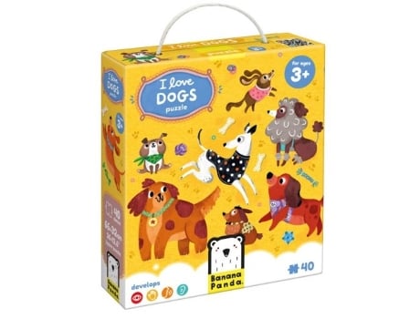 Livro I Love Dogs Puzzle 3 Años De Desconocido (espanhol)