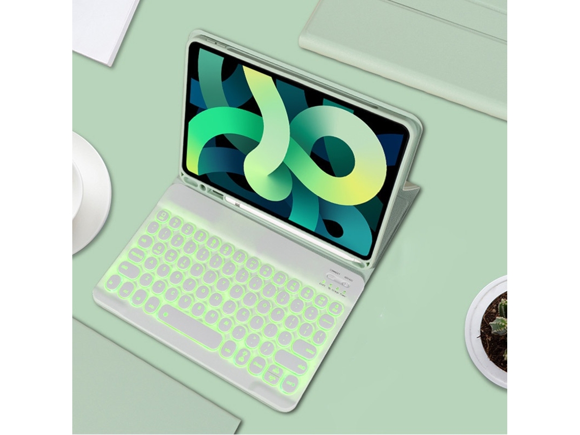 Lurelia Capa Com Teclado Bluetooth Para Ipad Pro11 2018/2020 Redondas Com Toque