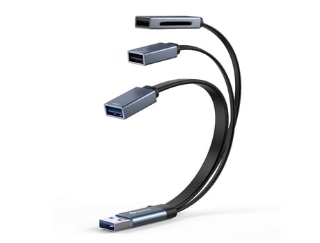 Adaptador BIAZE Hub31 4In1 Usb a Usb3.0 Usb2.0 Sd/Tf Abs