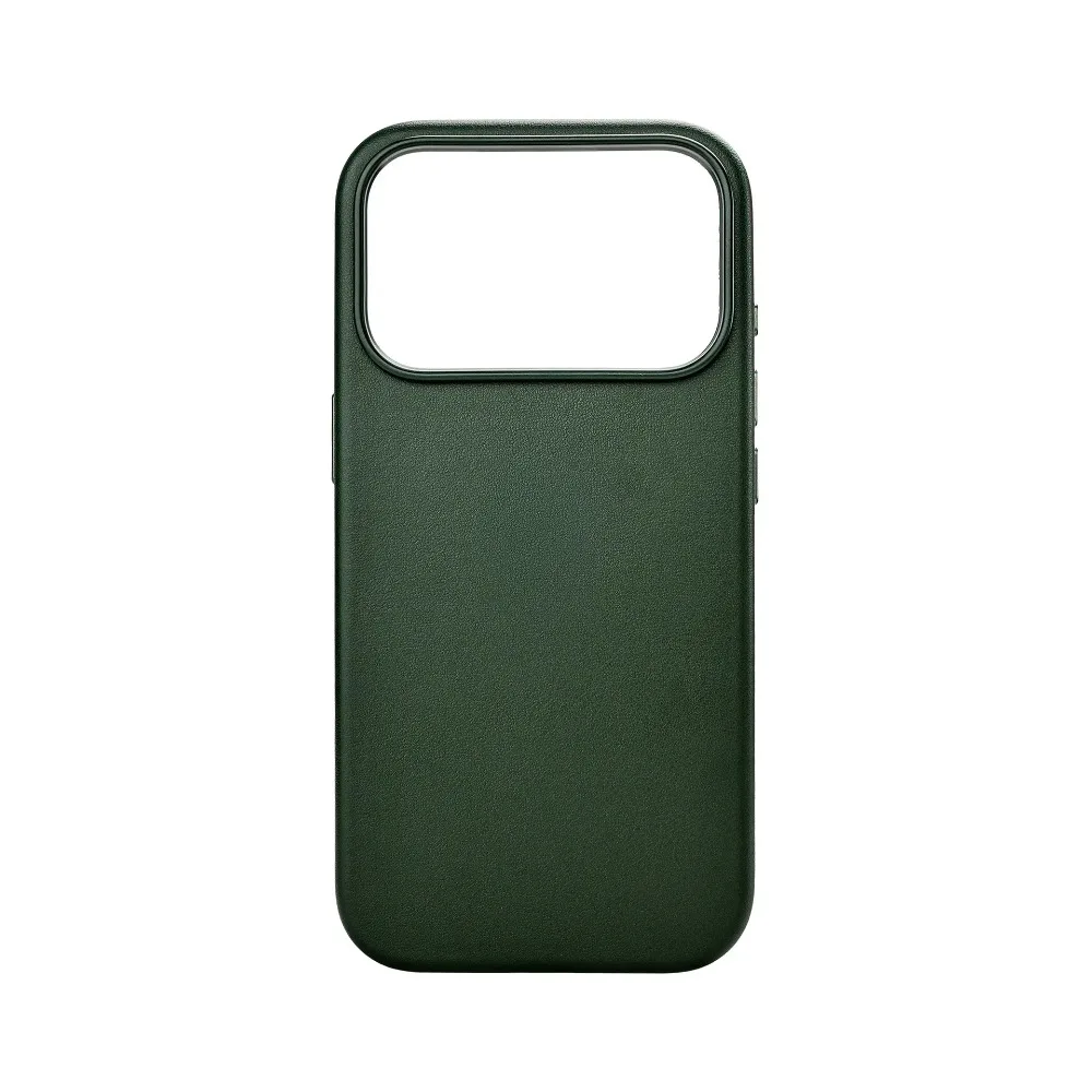 (verde, Iphone 14 Pro) Capa Magnética Em Couro Genuíno Para Celular, Compatível Com Carregamento Magsafe, Capa Protetora À Prova De Quedas.