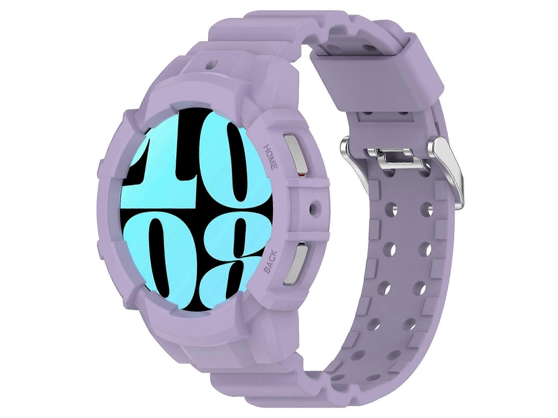 Pulseira De Silicone Armor Com Conjunto De Estojo Para Relógio