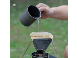 Bico Desviador Café Camping Inox Portátil