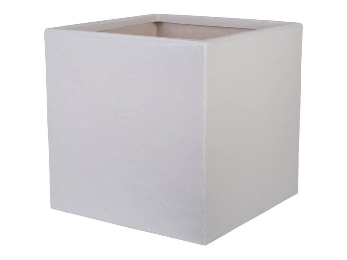 Vaso Strata Cinzento Claro 39 X 38 X 40 Cm Plástico Quadrado