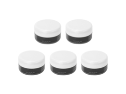 5 Pcs Creme De Coloracao De Cabelo Preto Temporario Com Ingredientes Vegetais Seguros Para Festivais E Festas 30ml