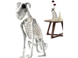Animais Esqueletos Decoração de Halloween Esqueleto de Cachorro Acessório Decorativo 44x31cm para Festas, Eventos, CHABERLU