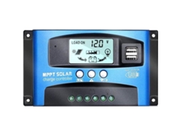 YH 100A MPPT Controlador de carga solar 12V - 24V com porta USB dupla, display LCD Controlador de carga do painel solar86 SSS