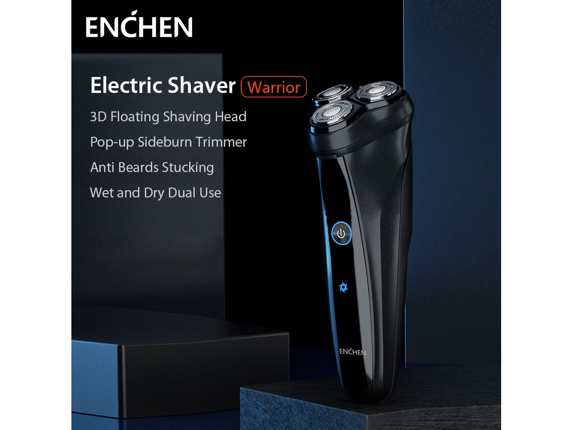 Aparelho De Barbear Elétrico Enchen Warrior 3d