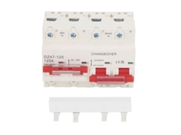 Disjuntor De Interbloqueio De Transferência Dual 125a 2p 10ka Chave De Transferência Ac 240-400v