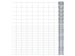 Vidaxl Cerca De Jardim 50x1,6 M Aço Galvanizado Prateado