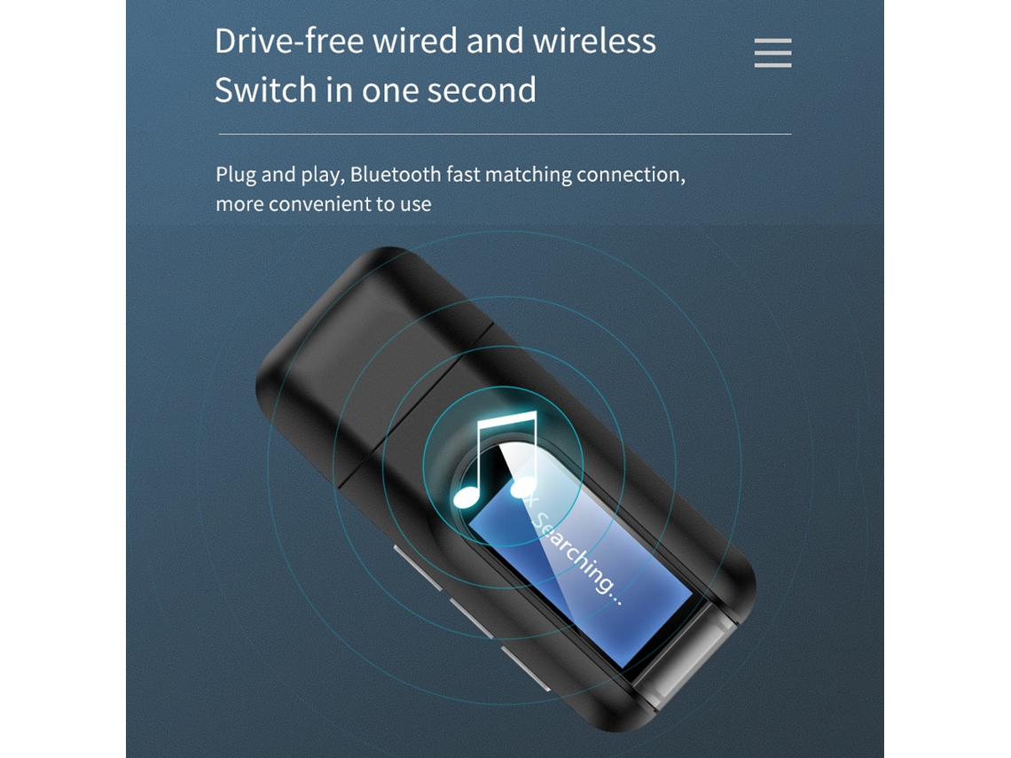 Adaptador Bluetooth Usb EOOCOO (transmissor Receptor)