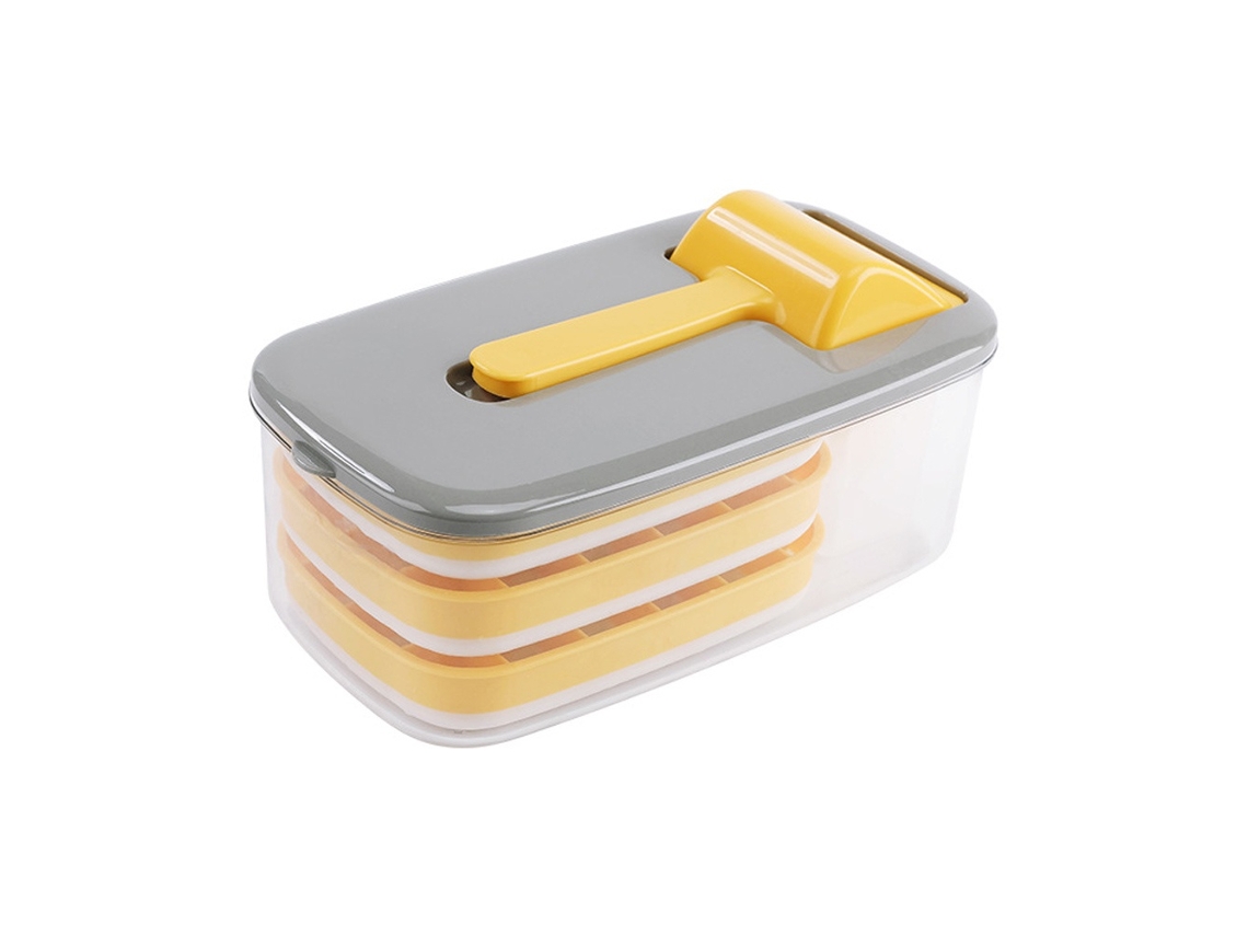 Elysve Mini Forma Para Gelo Com Balde 3 Peças Silicone Com Recipiente E Colher