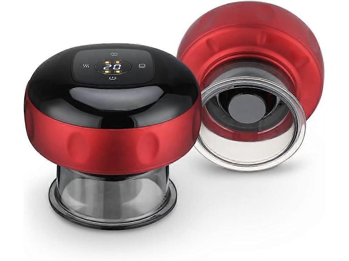 Massageador de Terapia Ventosa Inteligente com Luz Vermelha Dispositivo Massagem Elétrica para Remoção Celulite GOKOCO