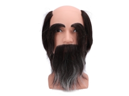 2026 cabeza de Maniquí Masculino Con Pelo Y Barba para Practicar Barbería Y Estilismo