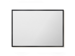 Magnetic Glass Board Brown Wood For The Hall Espelharte (70x50 Cm)