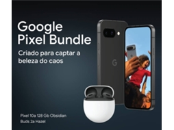 Bundle Smartphone GOOGLE Pixel 10a (6.3'' - 128 GB - Obsidian) + Auriculares Buds 2A (Hazel)
