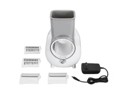 Ralador De Queijo Elétrico Multifuncional Eficiente Totalmente Automático Com 5 Lâminas De Tambor Substituíveis Para Vegetais, Frutas, Alimentos, Noze